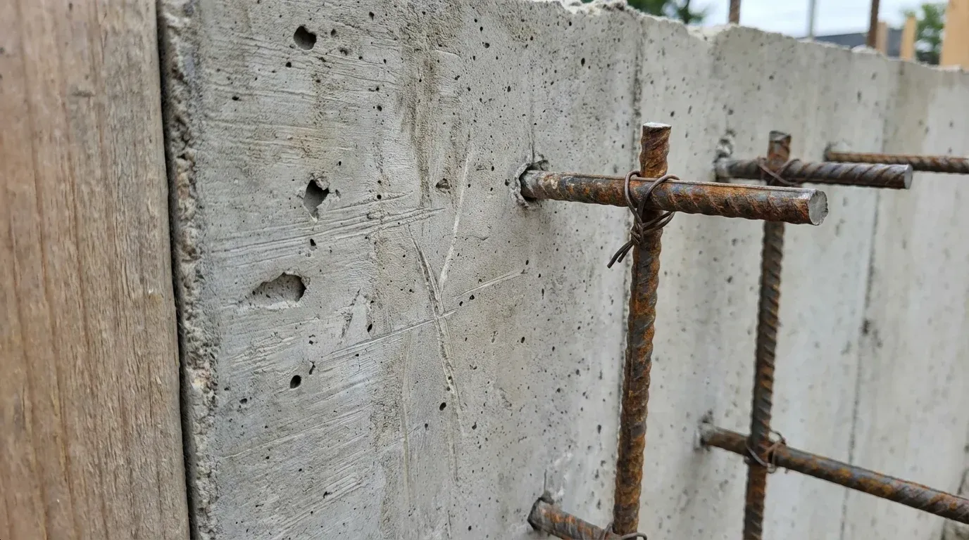 Concrete foundation footing forms set on a Madison, AL jobsite